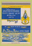 Matchbook Cover - St Johns River Junior College Palatka FL 40 Strike