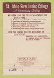 Matchbook Cover - St Johns River Junior College Palatka FL 40 Strike