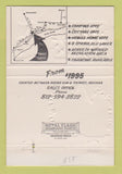 Matchbook Cover - Swiss Lakes Rising Sun Patriot IN 40 Strike