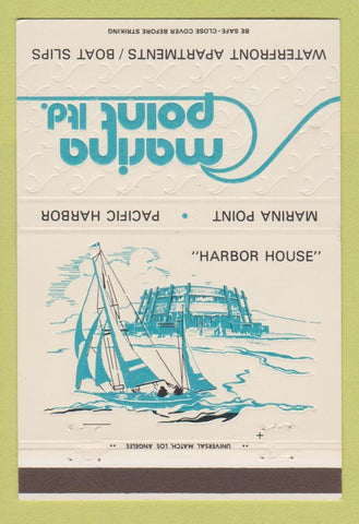 Matchbook Cover - Marina Point Apartments Marina Del Rey CA 40 Strike