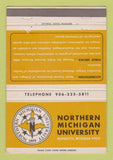 Matchbook Cover - Northern Michigan University Marquette MI 40 Strike