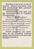 Matchbook Cover - American Speedreading Academy Dallas TX 40 Strike