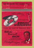 Matchbook Cover - G Worthing Hipple Get Rich! McLean VA WEAR 40 Strike