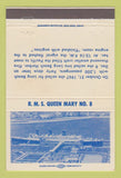 Matchbook Cover - RMS Queen Mary Long Beach CA #8 1972 40 Strike