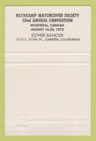 Matchbook Cover - RMS Queen Mary Long Beach CA #8 1972 40 Strike