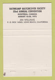 Matchbook Cover - RMS Queen Mary Long Beach CA #7 1972 40 Strike