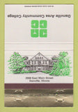 Matchbook Cover - Danville Area Community College IL 40 Strike
