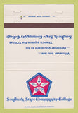 Matchbook Cover - Southern State Community College Wilmington OH 40 Strike