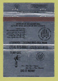 Matchbook Cover - Int Association Security Tear Gas Classes 40 Strike