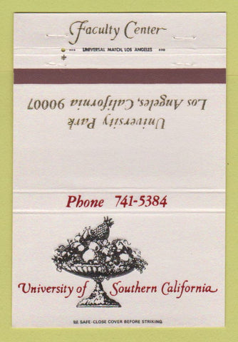 Matchbook Cover - University of Southern California Los Angeles  40 Strike