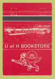 Matchbook Cover - University of Houston TX Book Store Cougars WEAR 40 Strike