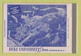 Matchbook Cover - Duke University Stores Durham NC WEAR 40 Strike