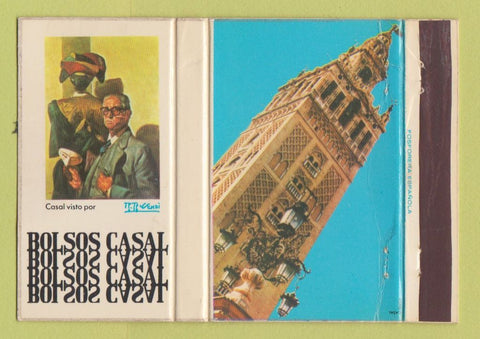 Matchbook Cover - Bolsos Casal Spain WORN BACK 40 Strike