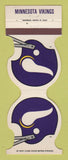 Matchbook Cover - Minnesota Vikings Football Teachers Credit Minneapolis MN 1982