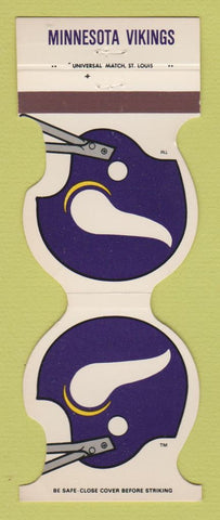 Matchbook Cover - Minnesota Vikings Football Teachers Credit Minneapolis MN 1982
