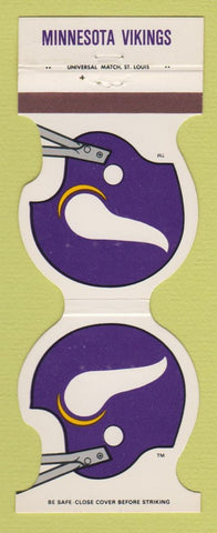 Matchbook Cover - Minnesota Vikings Football Northfield Hilton Troy MI 1983