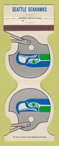 Matchbook Cover - Seattle Seahawks Football Fisher Match Collectors 1980