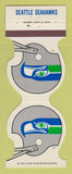 Matchbook Cover - Seattle Seahawks Football Postal Credit Union WA 1982 WEAR