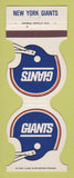 Matchbook Cover - New York Giants Football 1979