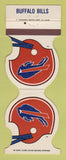 Matchbook Cover - Buffalo Bills Football JS Zahm Construction Tool NY 1985 #1