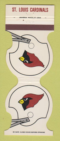 Matchbook Cover - St Louis Cardinals FootballGranite City Bank IL 1980