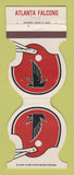 Matchbook Cover - Atlanta Falcons Football Martinique Bay Dunwoody GA 1980