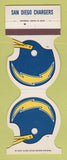 Matchbook Cover - San Diego Chargers Football El Cajon Ford CA 1981