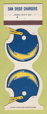 Matchbook Cover - San Diego Chargers Football El Cajon Ford CA 1981