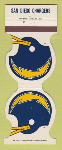 Matchbook Cover - San Diego Chargers Football Casa Machado CA 1982