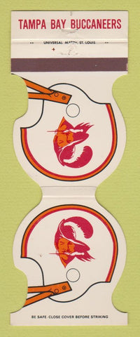 Matchbook Cover - Tampa Bay Buccaneers Football Hillsborough County Bank 1981
