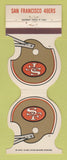 Matchbook Cover - San Francisco 49ers Football