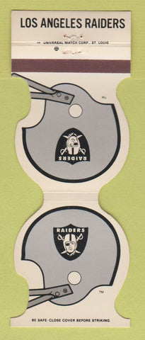 Matchbook Cover - Los Angeles Raiders Football