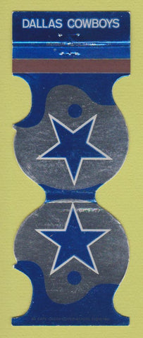 Matchbook Cover - Dallas Cowboys Football Casa Dominguez Dallas TX