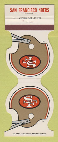 Matchbook Cover - San Francisco 49ers Football Habenicht & Howlett 1986