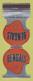 Matchbook Cover - Cincinnati Bengals Football Hunter Savings OH 1976
