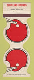 Matchbook Cover - Cleveland Browns Football Overnite Trucking 1984