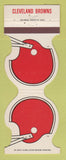 Matchbook Cover - Cleveland Browns Football Carrino's Medina OH 1982