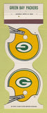 Matchbook Cover - Green Bay Packers Football Ashippun WI Bank 1983