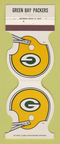 Matchbook Cover - Green Bay Packers Football Coulee Golf Onalaska WI 1983