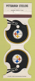 Matchbook Cover - Pittsburgh Steelers Football Buckeye Savings 1983
