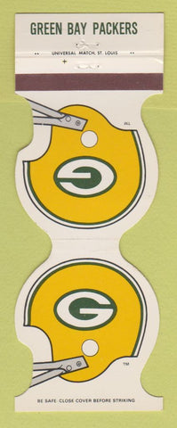 Matchbook Cover - Green Bay Packers Football Trane Credit Union 1983