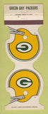Matchbook Cover - Green Bay Packers Football Dairy State Bank Rice Lake WI 1984