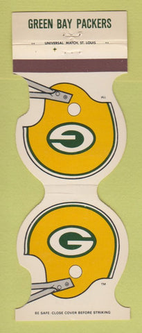 Matchbook Cover - Green Bay Packers Football Dairy State Bank Rice Lake WI 1984