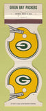 Matchbook Cover - Green Bay Packers Football Coulee Golf Onalaska WI 1984
