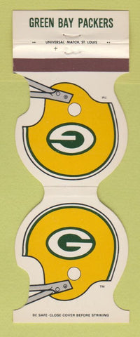 Matchbook Cover - Green Bay Packers Football Coulee Golf Onalaska WI 1984