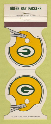 Matchbook Cover - Green Bay Packers Football Trane Credit Union 1984