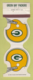 Matchbook Cover - Green Bay Packers Football DoubleDay's Eau Claire WI 1986