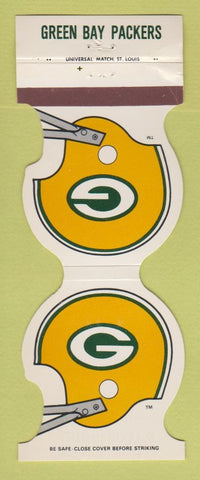 Matchbook Cover - Green Bay Packers Football DoubleDay's Eau Claire WI 1986