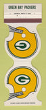 Matchbook Cover - Green Bay Packers Football Breezewood Restaurant 1986