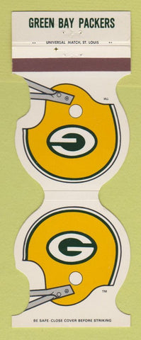 Matchbook Cover - Green Bay Packers Football Trane Credit Union 1986